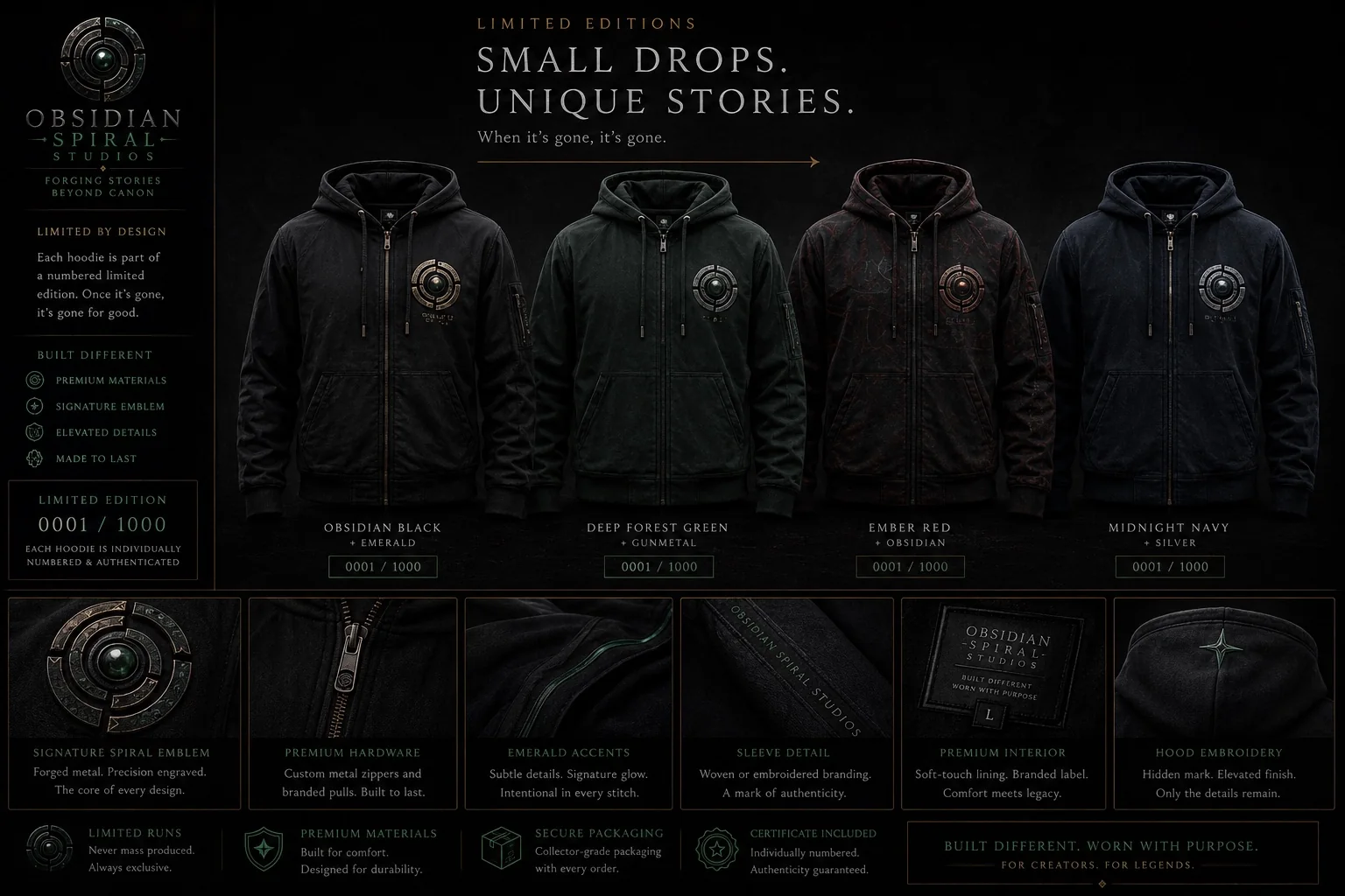 LIMITED EDITION HOODIES